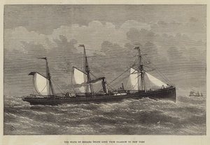 Der Staat Indiana (Staatsgrenze) von Glasgow nach New York von Henry Spernon Tozer
